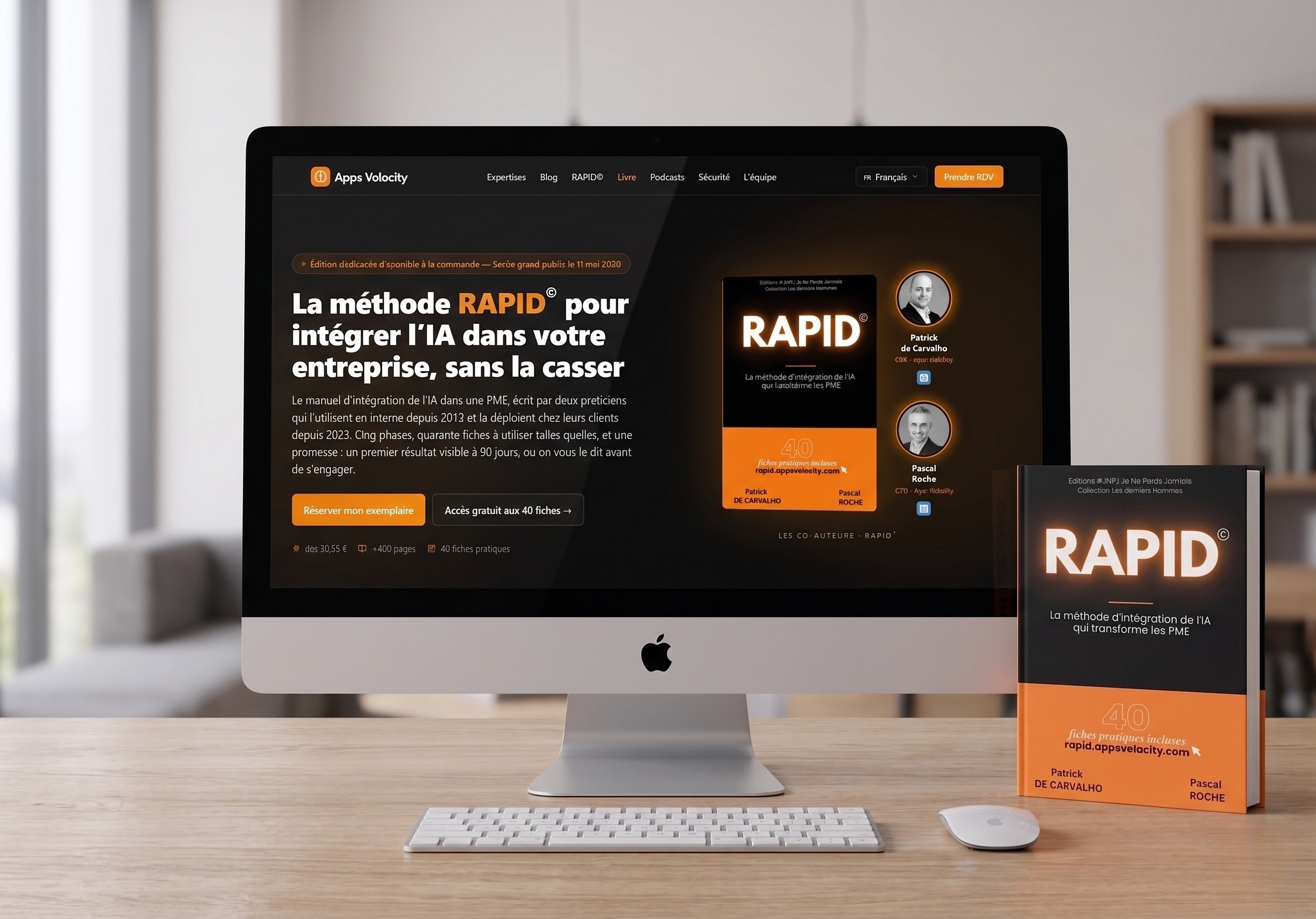 Le livre RAPID© est disponible : une scène typique et votre feuille de route de dirigeant de PME